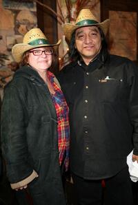 Josiane Balasko at the Buffalo Bill Wild West Show.