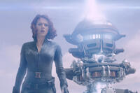 Scarlett Johansson as Black Widow in ``Marvel's the Avengers.''