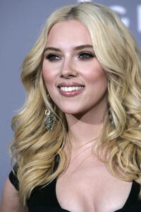Scarlett Johansson at the 49th Grammy Awards in L.A.