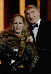Ursula Andress and Gottfried John at the Diva Awards 2007.