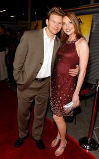 Kevin Hench and Heather Juergensen at the premiere of "The Hammer."