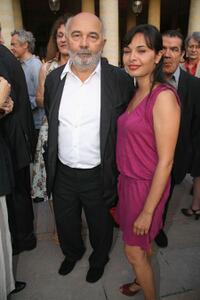 Gerard Jugnot and his Wife at the 25th edition of "La fete du cinema."