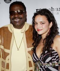 Billy Preston and Norah Jones at the "Jammin for Ray" Post-Grammy Party.