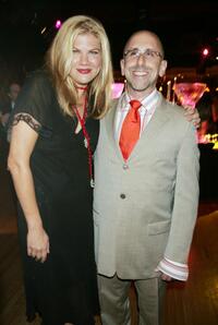 Kristen Johnston and Director Scott Elliott at the spring benefit for "10 Years Off-Broadway."