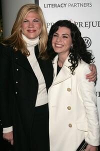 Kristen Johnston and Julianna Margulies at the premiere of "Pride and Prejudice."