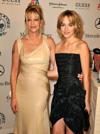 Melanie Griffith and Dakota Johnson at the 30th anniversary Carousel of Hope Ball to benefit the Barbara Davis center for childhood diabetes in California.