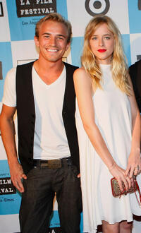 Jesse Johnson and Dakota Johnson at the 2008 Los Angeles Film Festival in California.