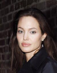 Angelina Jolie at the Launch Party of Banksy's "Barely Legal."