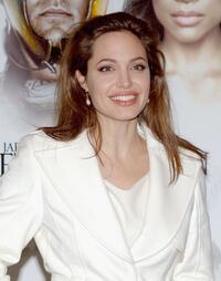 Angelina Jolies at the after-party of "Alexander the Great."