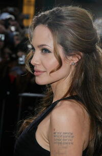 Angelina Jolie at the Hollywood premiere of "Ocean's Thirteen."