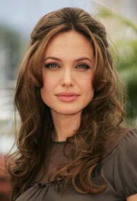 Angelina Jolie at a photocall in Cannes for "A Mighty Heart." 