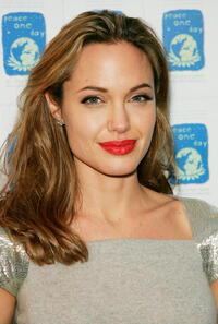 Angelina Jolie at the "Peace One Day" premiere.