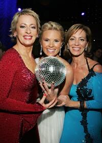 Amanda Keller, Sonia Kruger and Kerry Armstrong at the Dancing With The Stars after show drinks party.