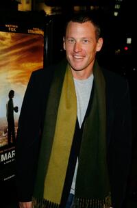 Lance Armstrong at the premiere of "We Are Marshall."