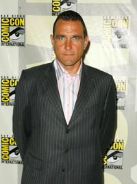 Vinnie Jones at the press panel during the 2007 Comic-Con.