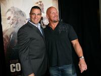 Vinnie Jones and Steve Austin at the special screening of "The Condemned."