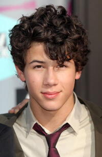 Nick Jonas at the premiere of "Camp Rock."