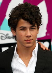 Nick Jonas at the European TV premiere of "Camp Rock."