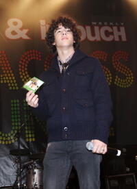 Nick Jonas at the Z100 & In Touch Weekly All Access Lounge Z100 Jingle Ball 2007 pre-event.
