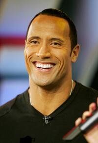 Dwayne Johnson at the MTV's Total Request Live.