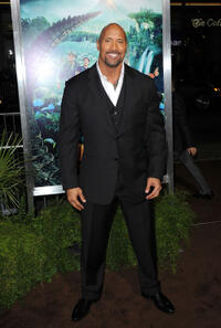 Dwayne Johnson at the California premiere of "Journey 2: The Mysterious Island."