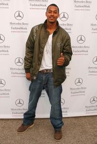 Wesley Jonathan at the Mercedes Benz Fashion Week.