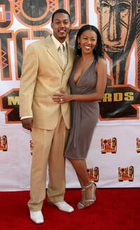 Wesley Jonathan and Denyce Lawton at the 21st Annual Soul Train Music Awards.