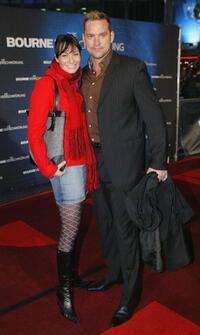 Sandya Mierswa and Christian Kahrmann at the German premiere of "The Bourne Supremacy."