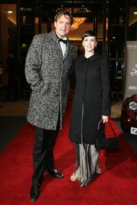 Christian Kahrmann and Sandya Mierswa at the Berlin Filmball during the 58th Berlinale Film Festival.