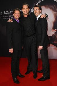 Ron Holzschuh, Christian Kahrmann and Arne Stephan at the German premiere of "Romy."