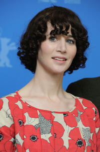Miranda July at the photocall of "The Future" during the 61st Berlin Film Festival.