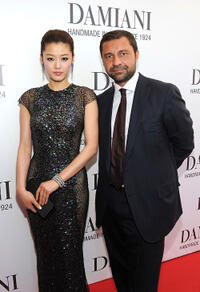 Gianna Jun and Giorgio Damiani at the cocktail reception of "Snow Flower And The Secret Fan" during the 64th Annual Cannes Film Festival.