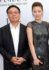 Andy Yan and Gianna Jun at the cocktail reception of "Snow Flower And The Secret Fan" during the 64th Annual Cannes Film Festival.