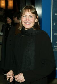 Cherry Jones at the New York opening night of "Fiddler on the Roof".