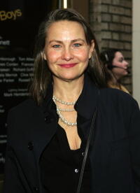 Cherry Jones at the New York opening of "The History Boys".