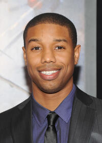 Michael B. Jordan at the New York premiere of "Red Tails."