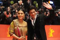 Kajol and Shah Rukh Khan at the Berlin premiere of "My Name Is Khan."