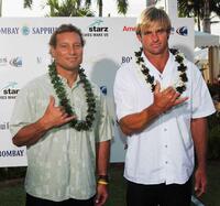 Dave Kalama and Laird Hamilton at the Maui Film Festival.