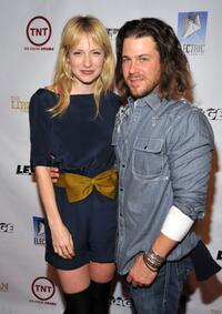 Beth Riesgraf and Christian Kane at the Wrap Party for TNT's "Leverage" and "The Librarian."