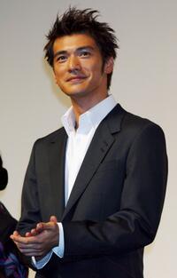 Takeshi Kaneshiro at the Japan premiere of "Lovers."