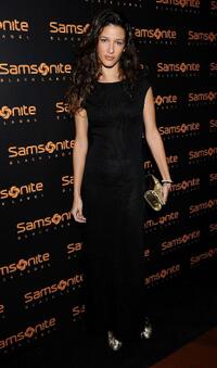 Maria Jurado at the new Samsonite Black Label collection.