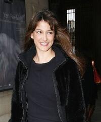 Maria Jurado at the Louis Vuitton Ready-to-Wear A/W 2009 fashion show during the Paris Fashion Week.