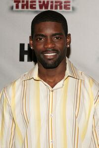 Nicoye Banks at the premiere of "The Wire."