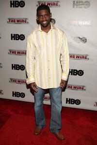Nicoye Banks at the premiere of "The Wire."