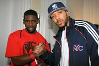 Nicoye Banks and Lyfe Jennings at the VMA Style Villa.