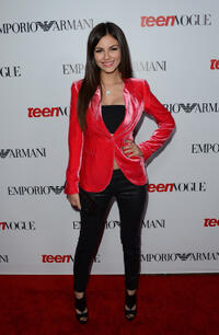 Victoria Justice at the Teen Vogue's 10th Anniversary Annual Young Hollywood party in California.