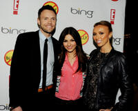 Joel McHale, Victoria Justice and Giuliana Rancic at the California premiere of "Bully."