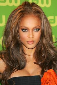 Tyra Banks at the CW Television Network Upfront.