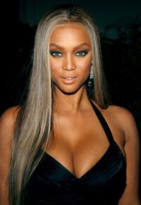 Tyra Banks at the Rodeo Drive Walk of Style Award.