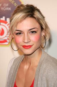 Samaire Armstrong at the unveiling of the new convertible Mazda MX-5.